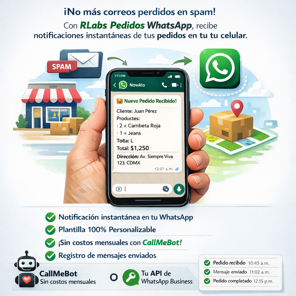 RLabs Pedidos WhatsApp