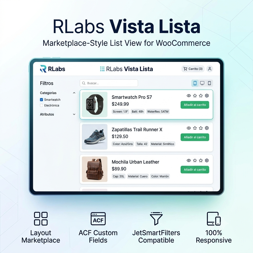 RLabs Vista Lista